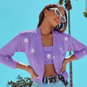 🌼 Cropped Sweater Set 🌼